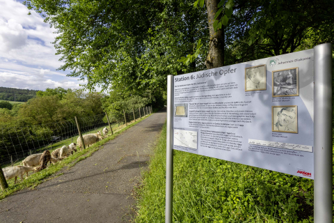 Station 6 des Maria-Zeitler-Pfads: Jüdische Opfer