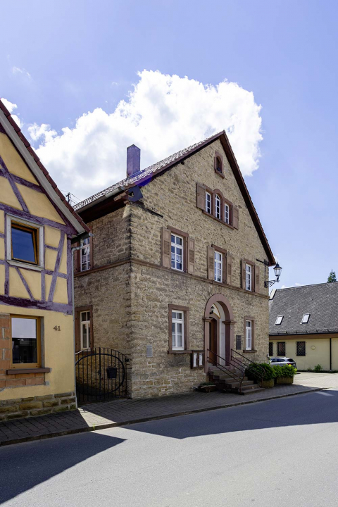 Das Gebäude der ehemaligen Synagoge in Sennfeld